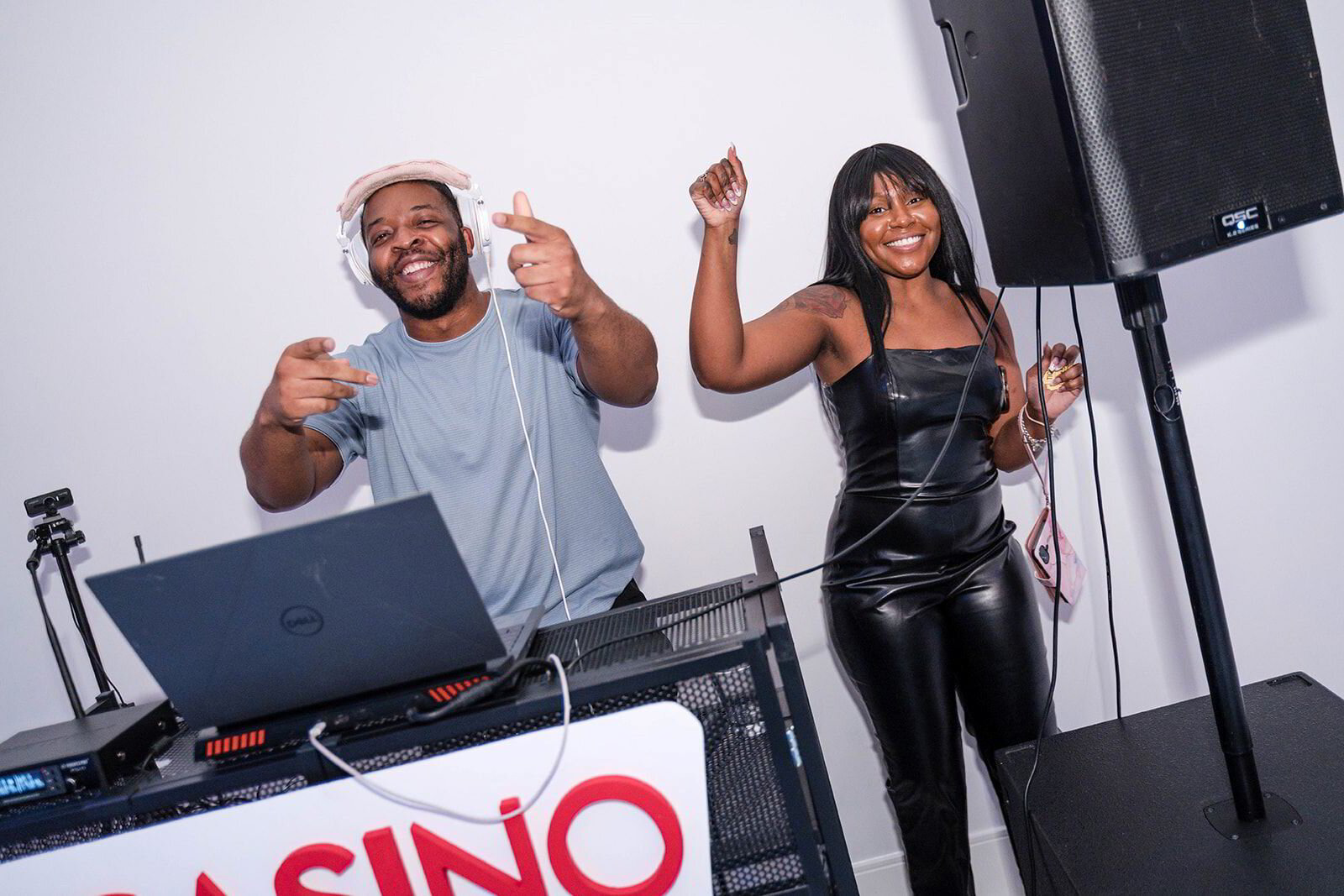 DJ performing at a corporate event