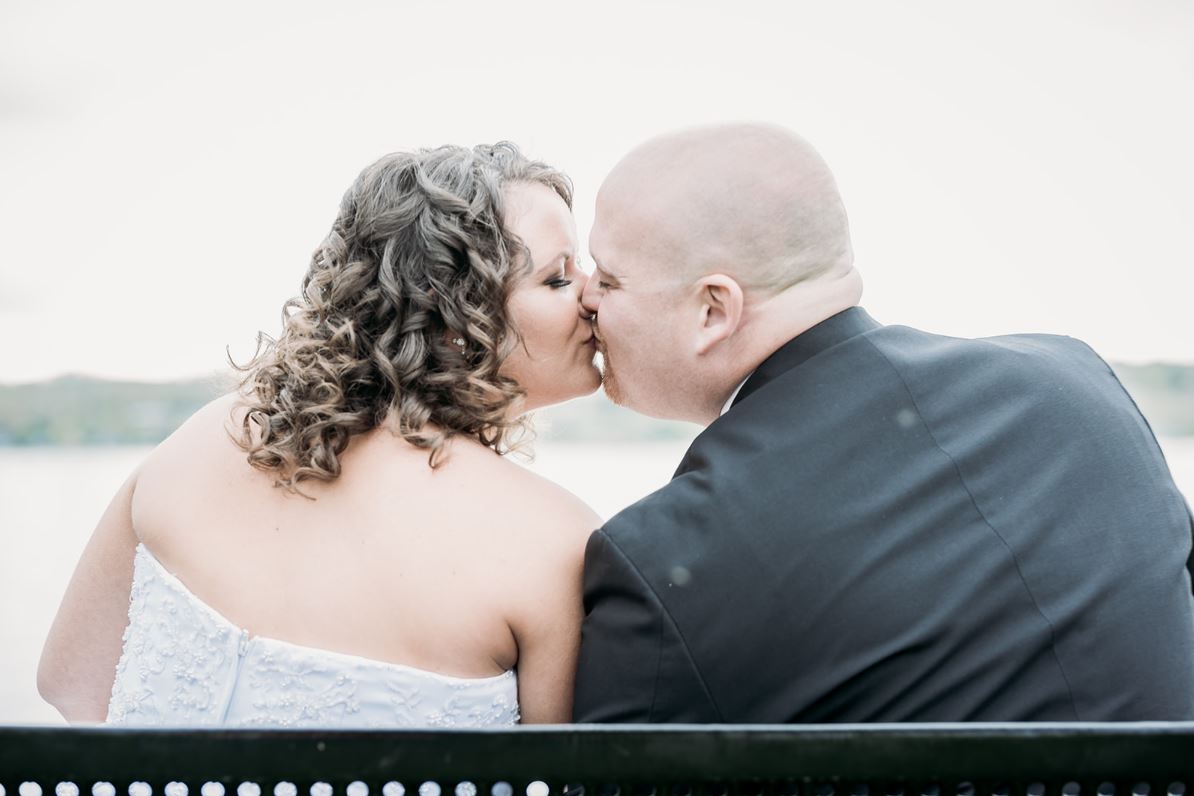Rochester NY wedding photographer — bride and groom portrait