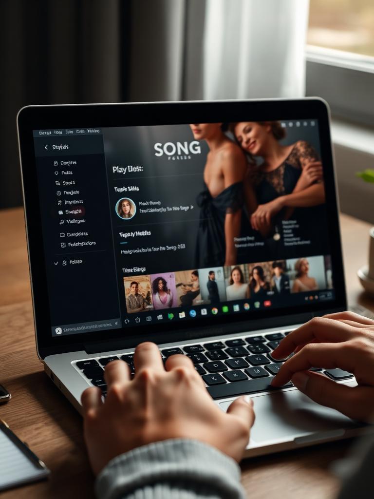 Personalized song-planning portal