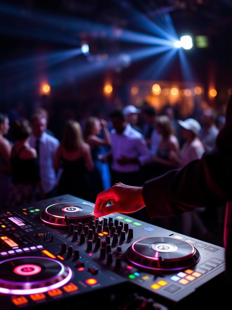 Reception live-mix DJ