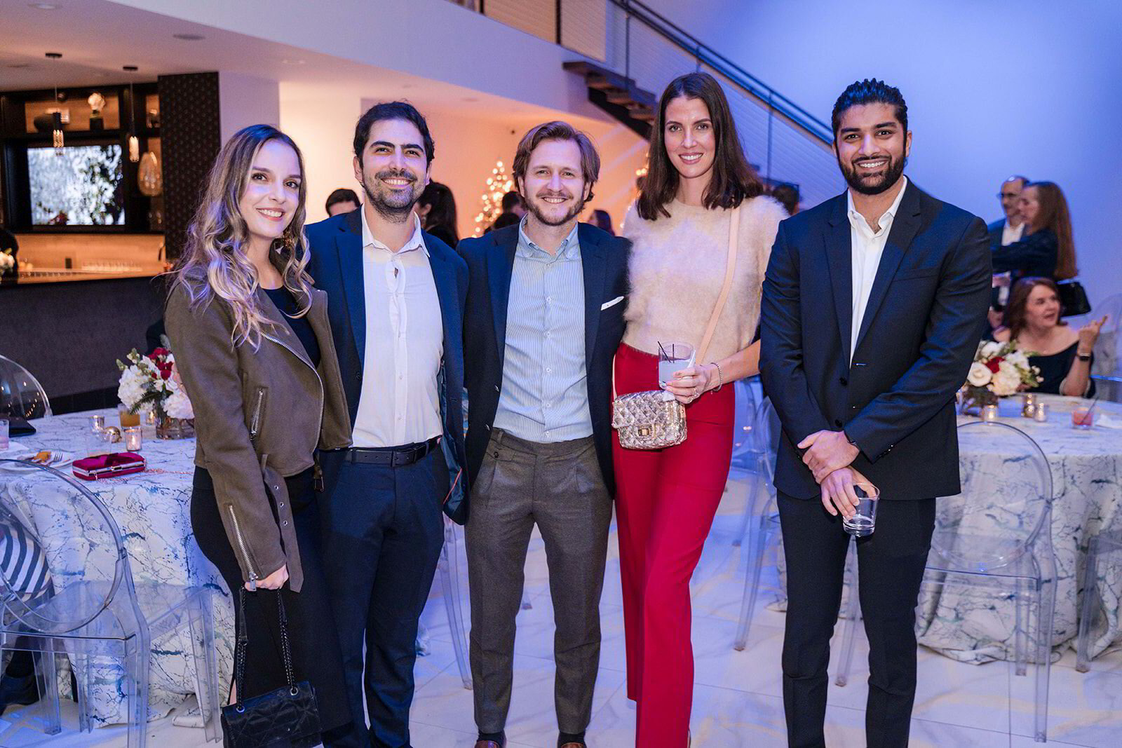 Guests at a corporate gala