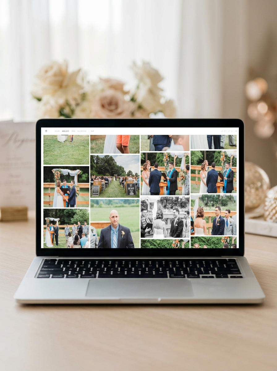 High-resolution online gallery