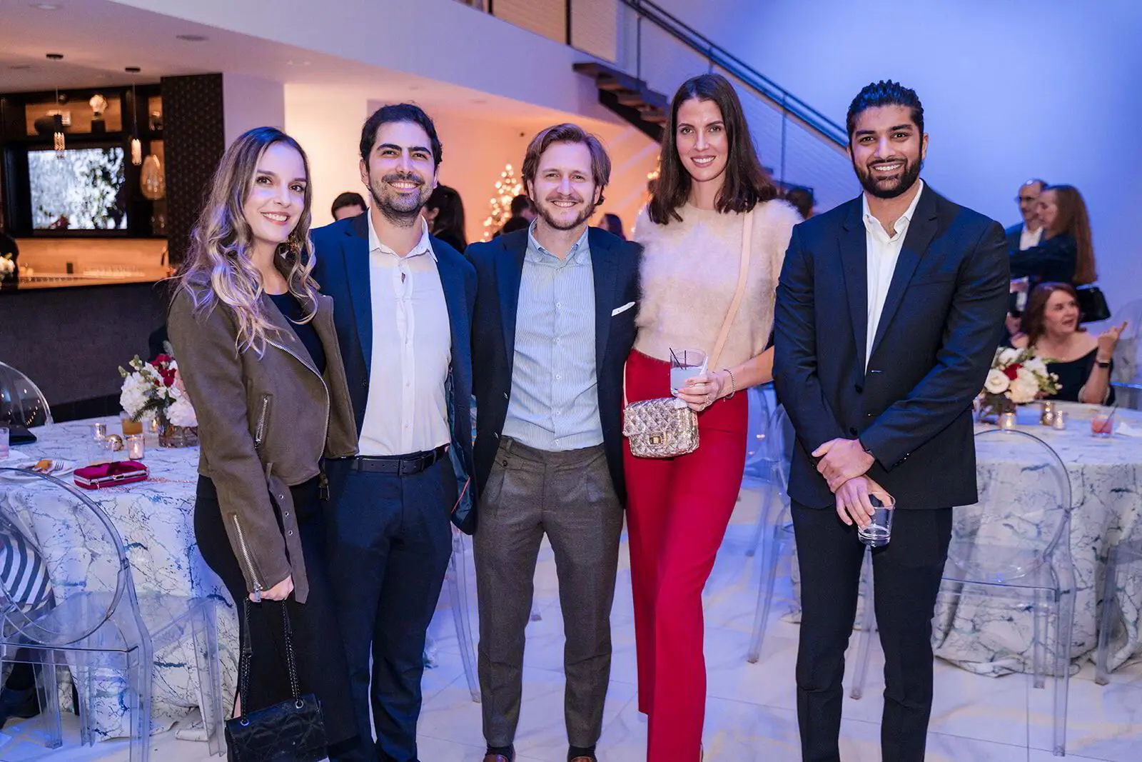 Guests at a corporate gala