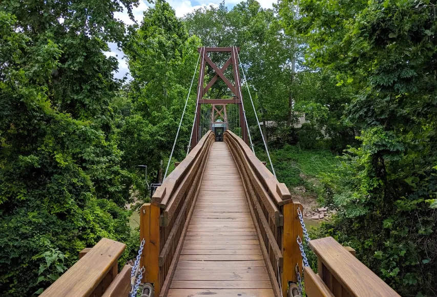 Bayou Bend Garden bridge